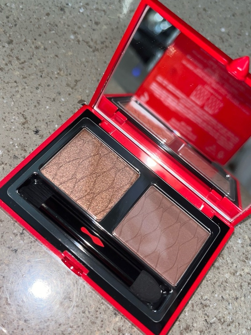Christian Louboutin Dual Eyeshadow Duo - Shimmer Bronze & Matte Brown